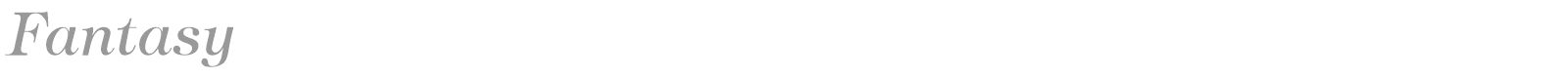 Fantasy font preview